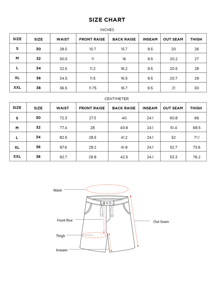 100% Cotton Drawstrings Shorts- Zenway