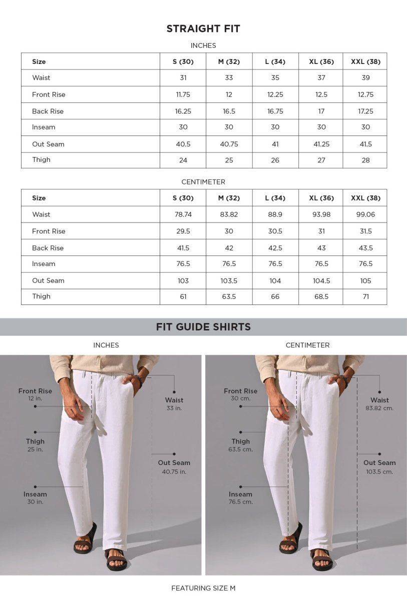 Coast White Relaxed Fit Linen Pants