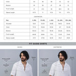Cuban collar double fabric cotton half sleeve white shirt - overrule