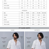 Cuban collar double fabric cotton half sleeve white shirt - overrule