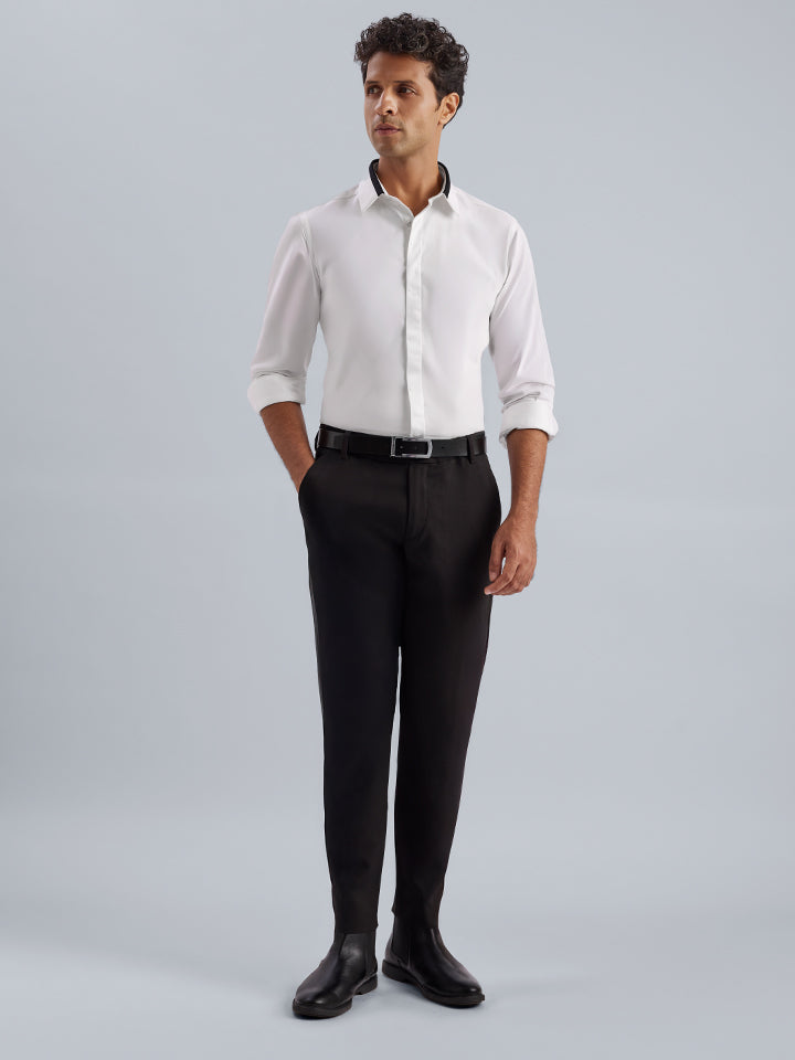 Giza Cotton White Party Shirt - Soirée
