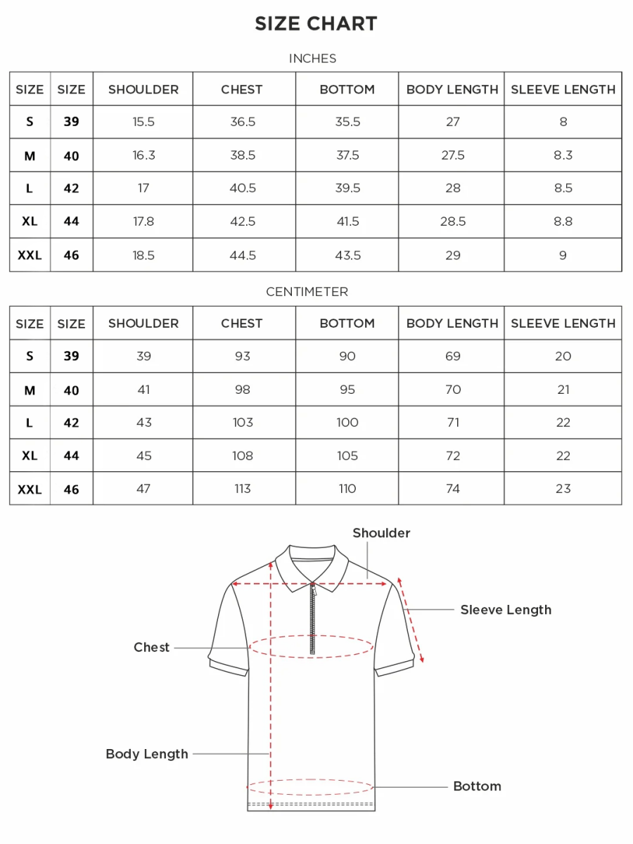 Zipper Polo T-shirt - Swift