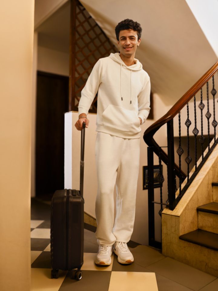 Waffle Knitted Winter Co-ord Set - Cove | Nest