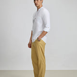 V-Neck Cotton Shirt - Vedic