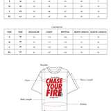 Oversized T-shirt - Chase Your Fire
