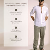 Luxurious 100% Linen Shirt - Zen