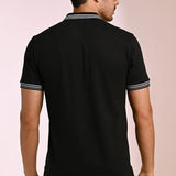 Raven Cotton Polo T-Shirt