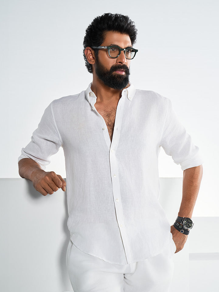 100% Linen Button-down Shirt  - Hampstead