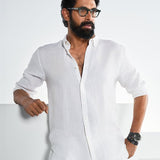 100% Linen Button-down Shirt  - Hampstead