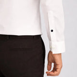 Cotton Stretch white Shirt - Onyx