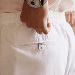 Coast White Relaxed Fit Linen Pants