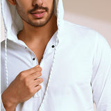 Pop Over Hooded Shirt - Crossway