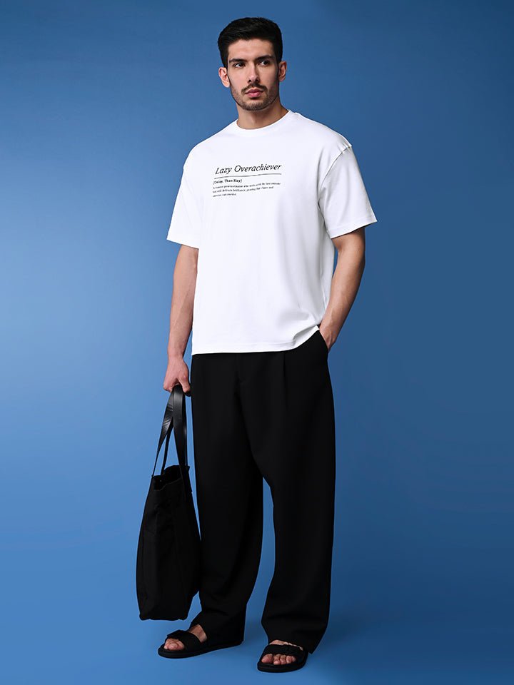 Oversized Tee - Lazy Overachiever