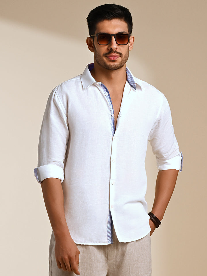 Relaxed Linen Shirt- Amalfi