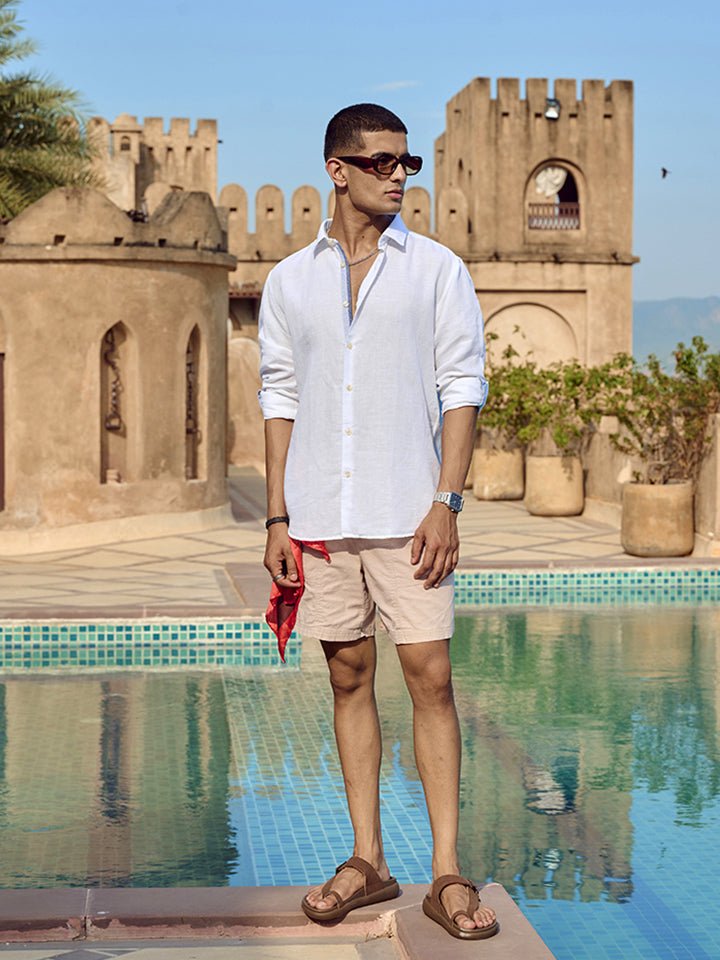 Relaxed Linen Shirt- Amalfi