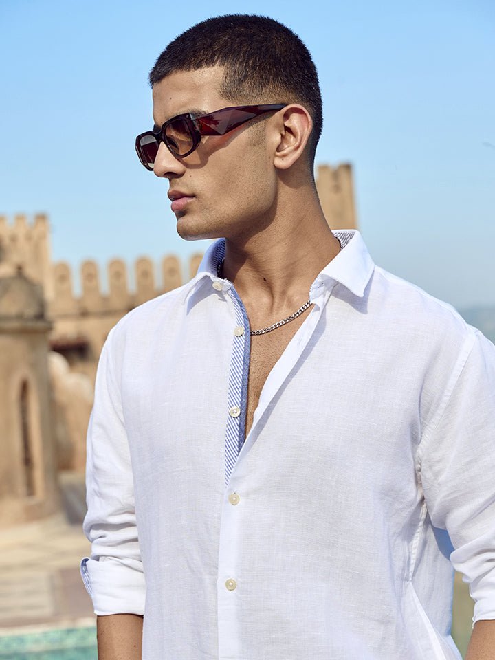 Relaxed Linen Shirt- Amalfi