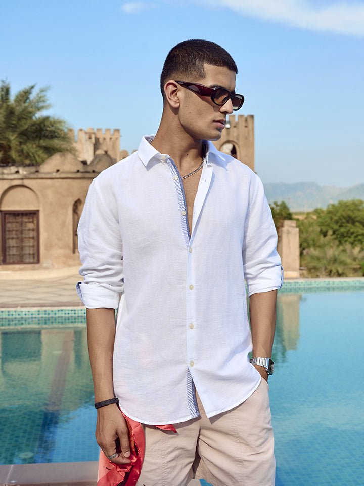 Relaxed Linen Shirt- Amalfi