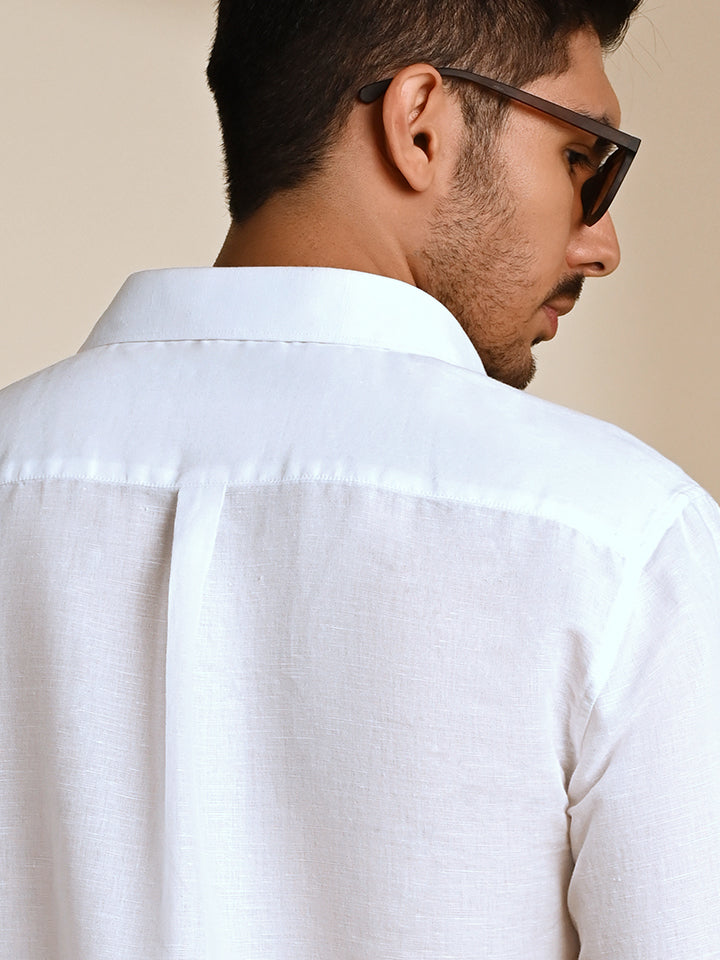 Relaxed Linen Shirt- Amalfi