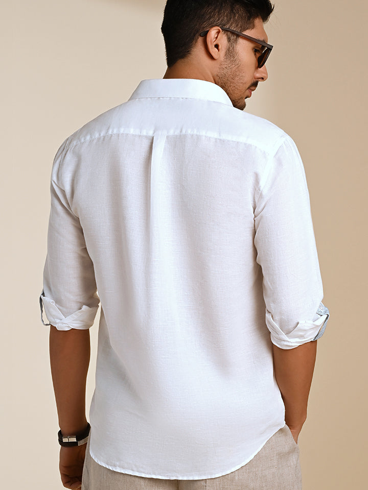 Relaxed Linen Shirt- Amalfi