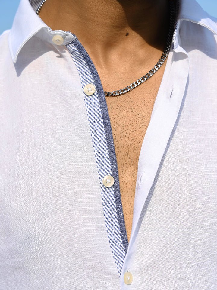 Relaxed Linen Shirt- Amalfi