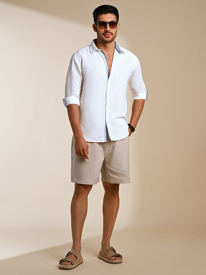 Relaxed Linen Shirt- Amalfi