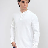 Aspen 100% Cotton Henley T-Shirt
