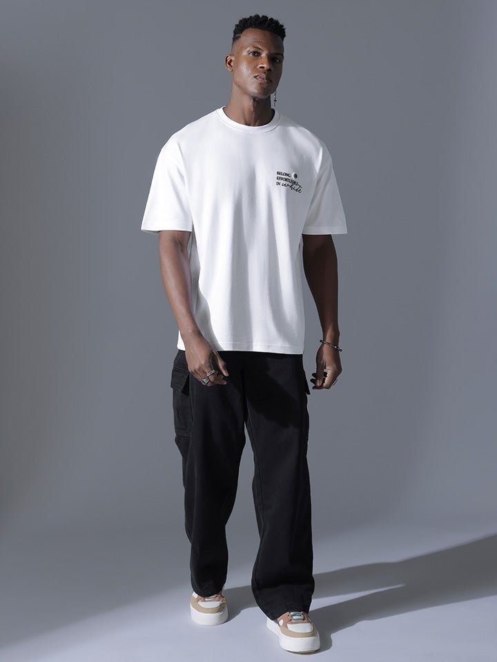 Cotton breathable Black & White oversized t shirt