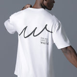 Cotton breathable Black & White oversized t shirt