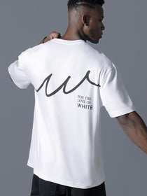 Cotton breathable Black & White oversized t shirt