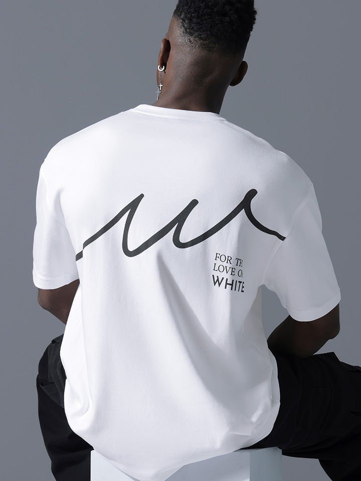 Cotton breathable Black & White oversized t shirt