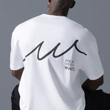 Cotton breathable Black & White oversized t shirt