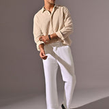 Relaxed Linen Pants - Coast