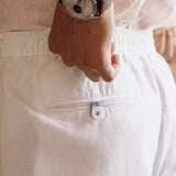 Relaxed Linen Pants - Coast