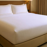 400 TC Cotton Fitted Bed Set - Cloud
