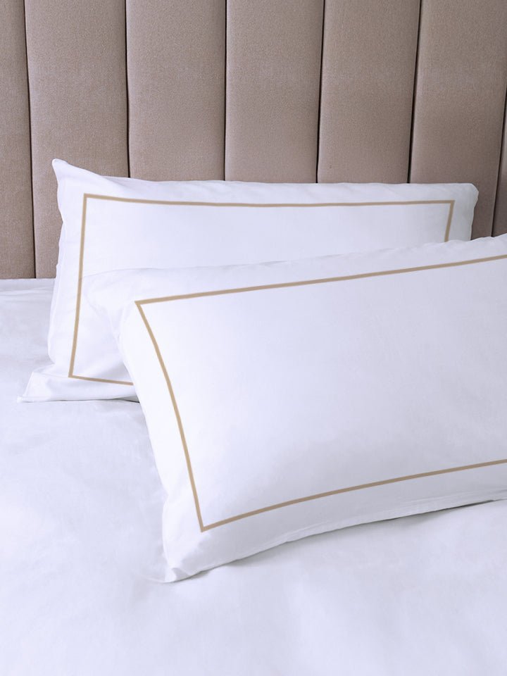 400 TC Cotton Fitted Bed Set - Cloud