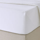 400 TC Cotton Fitted Bed Set - Cloud