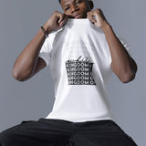 crew neck premium cotton Black & White Tshirt
