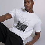 crew neck premium cotton Black & White Tshirt