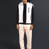 Puffer Jacket with Detachable Hood - Iceberg