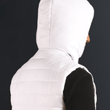Puffer Jacket with Detachable Hood - Iceberg