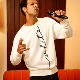 Single-Jersey Knitted Oversized Sweater - Imprint