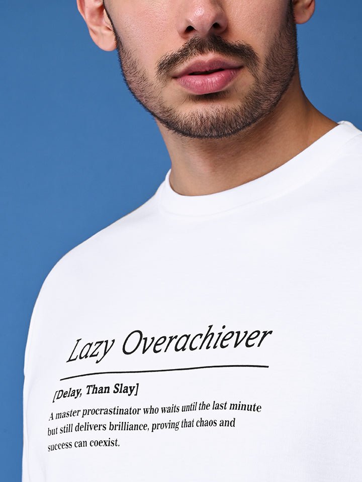 Oversized Tee - Lazy Overachiever