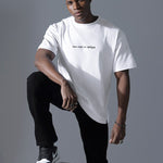 Moonstone White Moon Print Oversized Tee