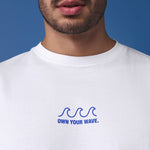 Own Your Wave White Oversized T-Shirt