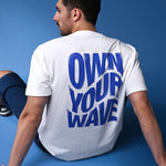 Own Your Wave White Oversized T-Shirt