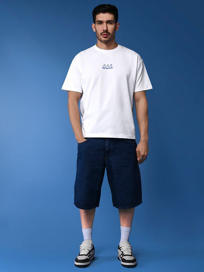 Own Your Wave White Oversized T-Shirt