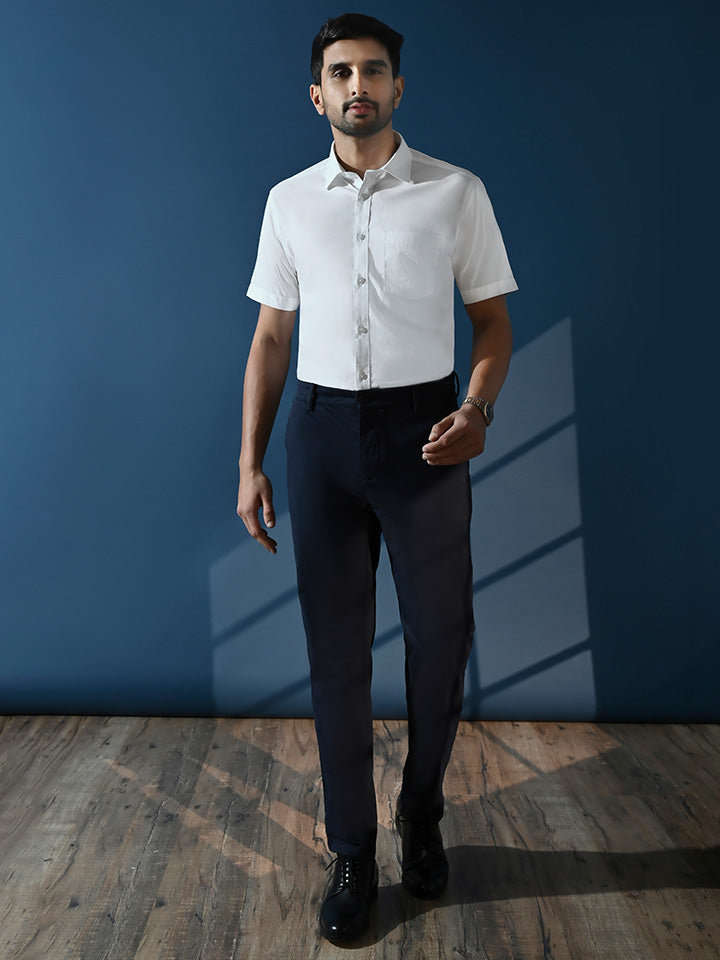 Half-sleeve Pinpoint Oxford Shirt - Regalia