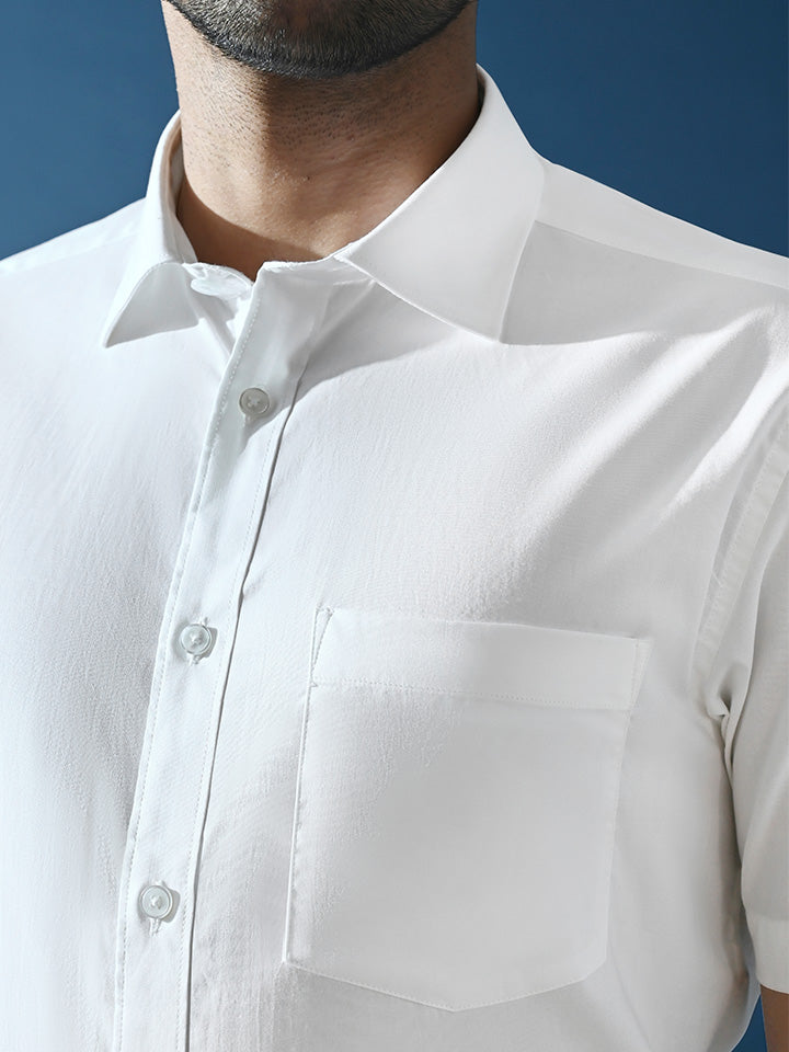 Half-sleeve Pinpoint Oxford Shirt - Regalia