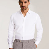 Giza Cotton Fully Taped Shirt - Reed