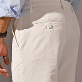 White Stretch Cotton Men’s Chinos